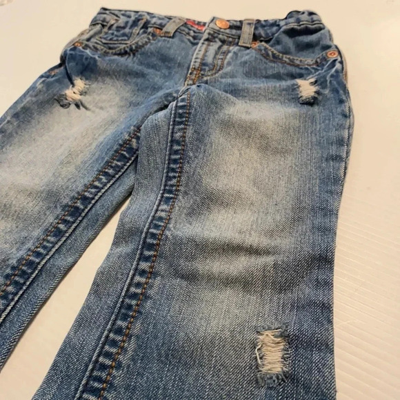 FREE STYLE EUC GIRLS DESIGNER JEANS DENIM PANTS BOTTOMS SUMMER CASUAL SIZE 4T 4 - Picture 5 of 8